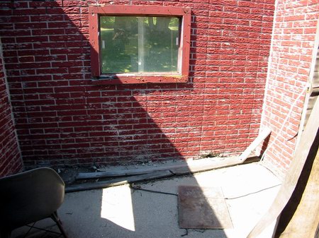 Hastings Drive-In Theatre - Inside Ticket Booth - Photo From Water Winter Wonderland (newer photo)